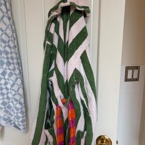 Dusen Dusen Striped Terry Cloth Robe